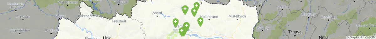 Kartenansicht für Apotheken-Notdienste in der Nähe von Gars am Kamp (Horn, Niederösterreich)